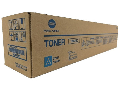 A1DY430 | TN615C | Original Konica Minolta Toner Cartridge - Cyan A1DY430 | TN615C | Original Konica Minolta Toner Cartridge - Cyan