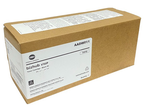 AADW011 | TNP56 | Original Konica Minolta Toner Cartridge - Black AADW011 | TNP56 | Original Konica Minolta Toner Cartridge - Black