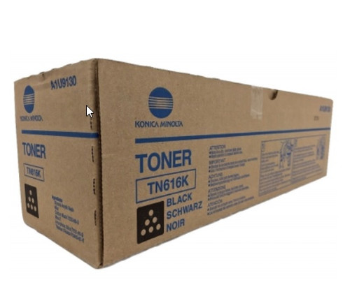 A1U9130 | TN616K | Original Konica Minolta Toner Cartridge - Black A1U9130 | TN616K | Original Konica Minolta Toner Cartridge - Black