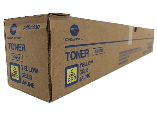 A8DA230 | TN324Y | Original Konica Minolta Toner Cartridge - Yellow A8DA230 | TN324Y | Original Konica Minolta Toner Cartridge - Yellow
