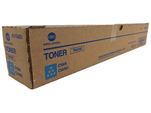 A11G431 | TN216C | Original Konica Minolta Toner Cartridge - Cyan A11G431 | TN216C | Original Konica Minolta Toner Cartridge - Cyan