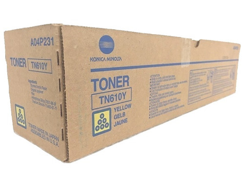 A04P231 | TN610Y | Original Konica Minolta Toner Cartridge - Yellow A04P231 | TN610Y | Original Konica Minolta Toner Cartridge - Yellow