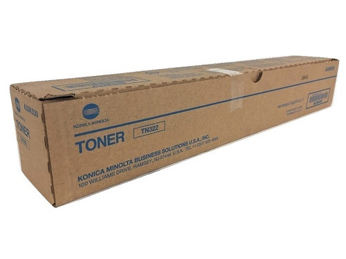 A33K030 | TN322K | Original Konica Minolta Toner Cartridge - Black A33K030 | TN322K | Original Konica Minolta Toner Cartridge - Black