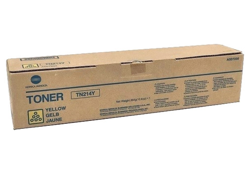 A0D7235 | TN214Y | Original Konica Minolta Toner Cartridge - Yellow A0D7235 | TN214Y | Original Konica Minolta Toner Cartridge - Yellow