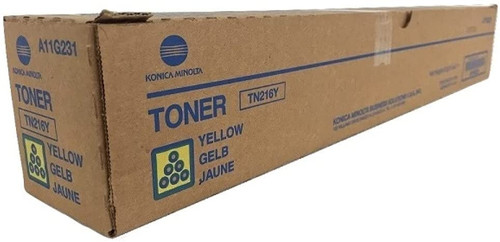 A11G231 | TN216Y | Original Konica Minolta Toner Cartridge - Yellow A11G231 | TN216Y | Original Konica Minolta Toner Cartridge - Yellow