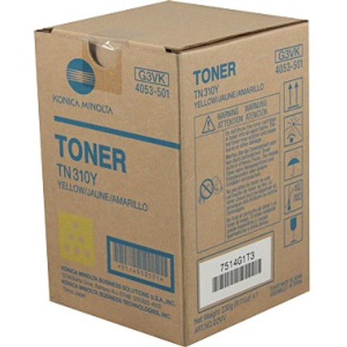4053-501 | TN310Y | Original Konica Minolta Toner Cartridge - Yellow 4053-501 | TN310Y | Original Konica Minolta Toner Cartridge - Yellow