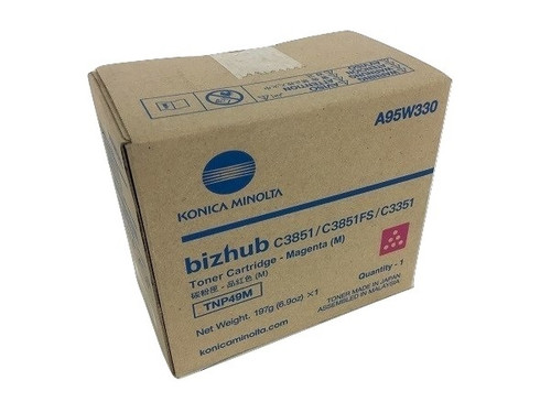 A95W330 | TNP49M | Original Konica Minolta Toner Cartridge - Magenta A95W330 | TNP49M | Original Konica Minolta Toner Cartridge - Magenta