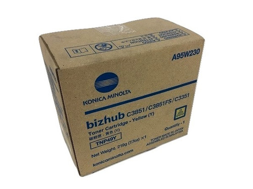 A95W230 | TNP49Y | Original Konica Minolta Toner Cartridge - Yellow A95W230 | TNP49Y | Original Konica Minolta Toner Cartridge - Yellow