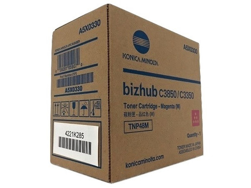 A5X0330 | TNP48M | Original Konica Minolta Toner Cartridge - Magenta A5X0330 | TNP48M | Original Konica Minolta Toner Cartridge - Magenta