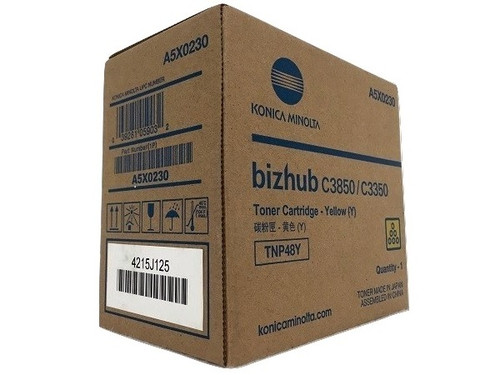 A5X0230 | TNP48Y | Original Konica Minolta Toner Cartridge - Yellow A5X0230 | TNP48Y | Original Konica Minolta Toner Cartridge - Yellow