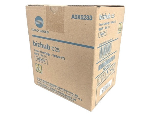 A0X5233 | TNP27Y | Original Konica Minolta Toner Cartridge - Yellow A0X5233 | TNP27Y | Original Konica Minolta Toner Cartridge - Yellow