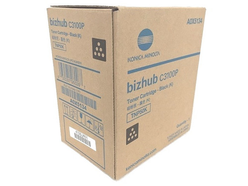 A0X5134 | TNP50K | Original Konica Minolta Toner Cartridge - Black A0X5134 | TNP50K | Original Konica Minolta Toner Cartridge - Black