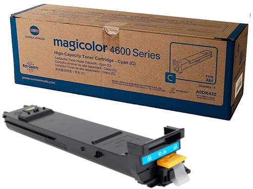 A0DK432 | Original Konica Minolta Toner Cartridge - Cyan A0DK432 | Original Konica Minolta Toner Cartridge - Cyan