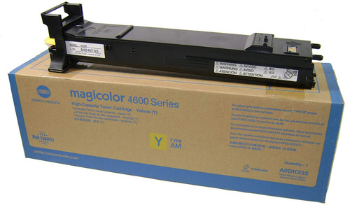 A0DK232 | Original Konica Minolta Toner Cartridge - Yellow A0DK232 | Original Konica Minolta Toner Cartridge - Yellow