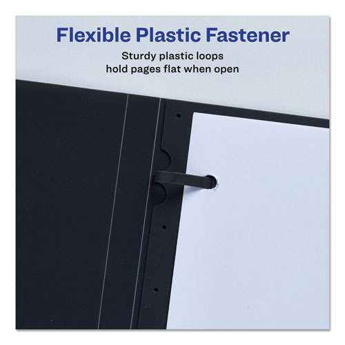 Lay Flat View Report Cover, Flexible Fastener, 0.5" Capacity, 8.5 X 11, Clear/gray Lay Flat View Report Cover, Flexible Fastener, 0.5" Capacity, 8.5 X 11, Clear/gray