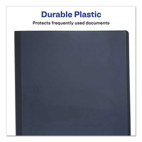 Lay Flat View Report Cover, Flexible Fastener, 0.5" Capacity, 8.5 X 11, Clear/gray Lay Flat View Report Cover, Flexible Fastener, 0.5" Capacity, 8.5 X 11, Clear/gray