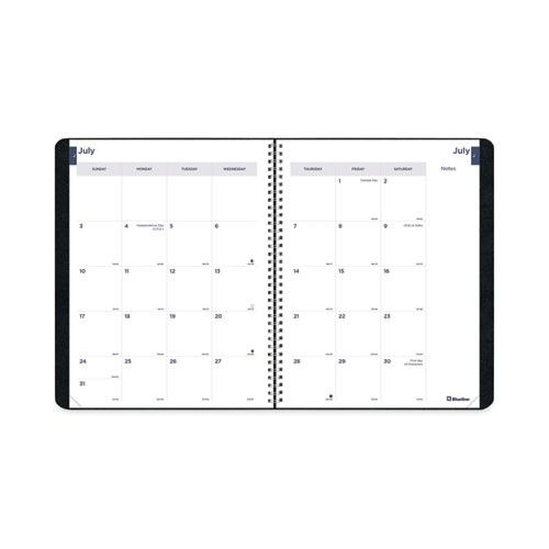 Academic Monthly Planner, 11 X 8.5, Black Cover, 14-month: July 2025 To Aug 2026 Academic Monthly Planner, 11 X 8.5, Black Cover, 14-month: July 2025 To Aug 2026