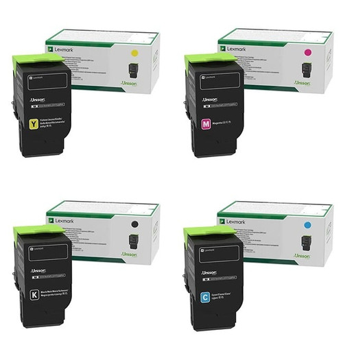 Lexmark C231H Set | C231HK0, C231HC0, C231HM0, C231HY0 | Original Lexmark High-Yield Toner Cartridges – Black, Cyan, Magenta, Yellow Lexmark C231H Set | C231HK0, C231HC0, C231HM0, C231HY0 | Original Lexmark High-Yield Toner Cartridges – Black, Cyan, Magenta, Yellow