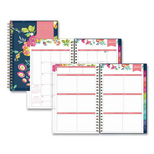 Day Designer Peyton Create-your-own Cover Weekly/monthly Planner, Floral Artwork, 8 X 5, Navy Cover, 12-month (jan-dec): 2024 Day Designer Peyton Create-your-own Cover Weekly/monthly Planner, Floral Artwork, 8 X 5, Navy Cover, 12-month (jan-dec): 2024