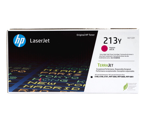 W2133Y | HP 213Y | Original HP Extra High-Yield Toner Cartridge - Magenta W2133Y | HP 213Y | Original HP Extra High-Yield Toner Cartridge - Magenta