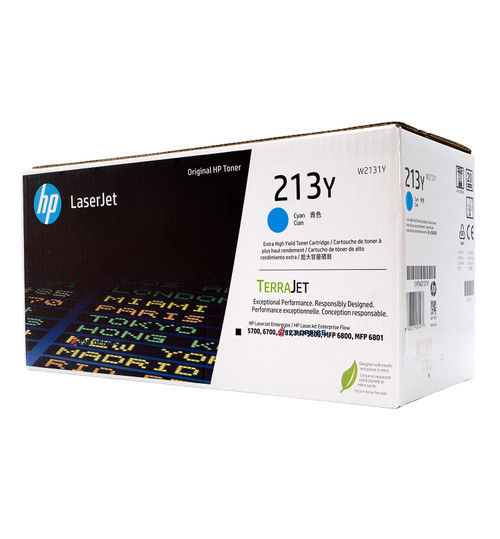 W2131Y | HP 213Y | Original HP Extra High-Yield Toner Cartridge - Cyan