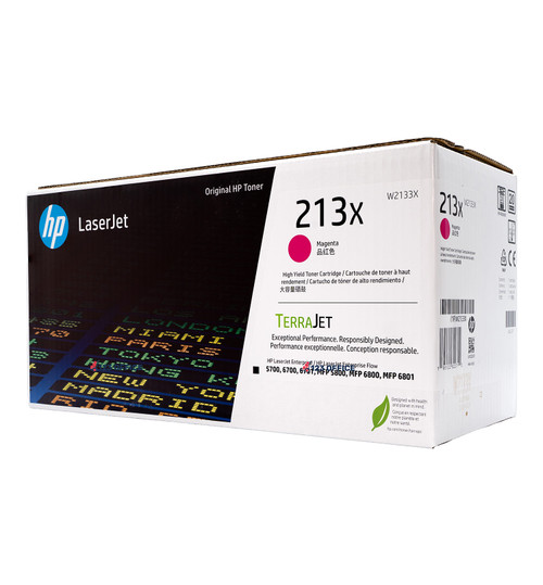 W2133X | HP 213X | Original HP High-Yield Toner Cartridge - Magenta W2133X | HP 213X | Original HP High-Yield Toner Cartridge - Magenta