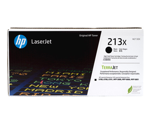 W2130X | HP 213X | Original HP High-Yield Toner Cartridge - Black W2130X | HP 213X | Original HP High-Yield Toner Cartridge - Black