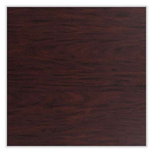 Cafe Table, 36w X 36d X 36h, Square Top/x-base, Mahogany Top, Gray Base Cafe Table, 36w X 36d X 36h, Square Top/x-base, Mahogany Top, Gray Base