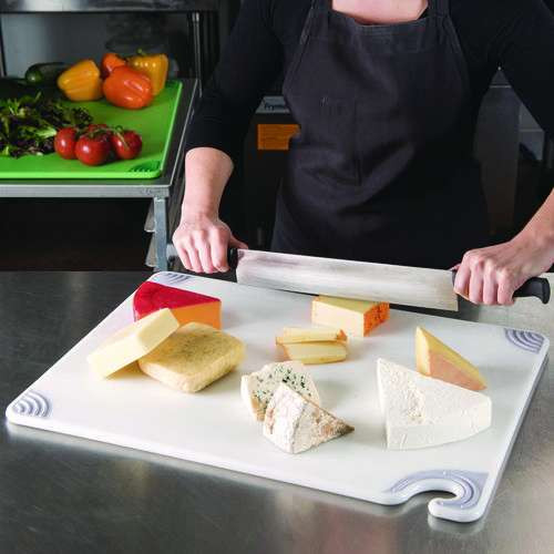 Saf-t-grip Cutting Board, Plastic, 24 X 18 X 0.5, White Saf-t-grip Cutting Board, Plastic, 24 X 18 X 0.5, White