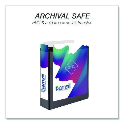 Durable D-ring View Binders, 3 Rings, 2" Capacity, 11.5" X 8.5", Black, 4/pack Durable D-ring View Binders, 3 Rings, 2" Capacity, 11.5" X 8.5", Black, 4/pack