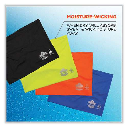 Chill-its 6489 2-layer Cooling Performance Knit Multi-band, Polyester/spandex, Small/medium, Black Chill-its 6489 2-layer Cooling Performance Knit Multi-band, Polyester/spandex, Small/medium, Black