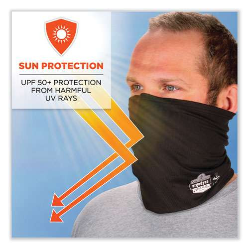 Chill-its 6489 2-layer Cooling Performance Knit Multi-band, Polyester/spandex, Small/medium, Black Chill-its 6489 2-layer Cooling Performance Knit Multi-band, Polyester/spandex, Small/medium, Black