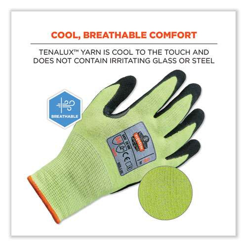 Proflex 7041-case Ansi A4 Nitrile Coated Cr Gloves, Lime, Small, 144 Pairs/carton Proflex 7041-case Ansi A4 Nitrile Coated Cr Gloves, Lime, Small, 144 Pairs/carton