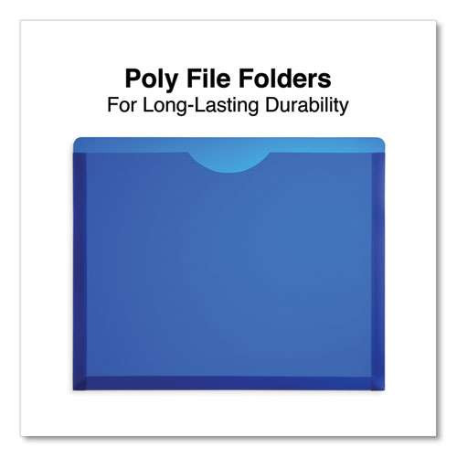 Expanding Poly File Jackets, 1 Section, Straight Tab, Letter Size, Assorted, 10/pack Expanding Poly File Jackets, 1 Section, Straight Tab, Letter Size, Assorted, 10/pack