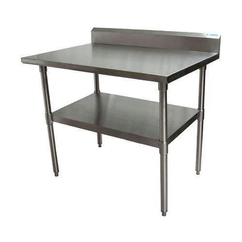 Stainless Steel 5" Riser Top Tables, 48w X 30d X 39.75h, Silver, 2/pallet Stainless Steel 5" Riser Top Tables, 48w X 30d X 39.75h, Silver, 2/pallet