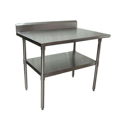 Stainless Steel 5" Riser Top Tables, 48w X 30d X 39.75h, Silver, 2/pallet Stainless Steel 5" Riser Top Tables, 48w X 30d X 39.75h, Silver, 2/pallet