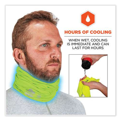Chill-its 6489 2-layer Cooling Performance Knit Multiband, Polyester/spandex, 2x-large/3x-large, Hi-vis Lime Chill-its 6489 2-layer Cooling Performance Knit Multiband, Polyester/spandex, 2x-large/3x-large, Hi-vis Lime