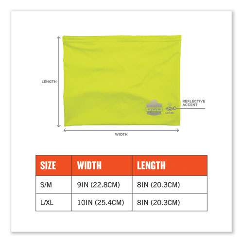 Chill-its 6489 2-layer Cooling Performance Knit Multiband, Polyester/spandex, 2x-large/3x-large, Hi-vis Lime Chill-its 6489 2-layer Cooling Performance Knit Multiband, Polyester/spandex, 2x-large/3x-large, Hi-vis Lime
