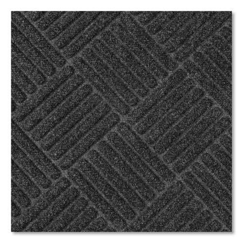 Ecomat Crosshatch Entry Mat, 48 X 72, Charcoal