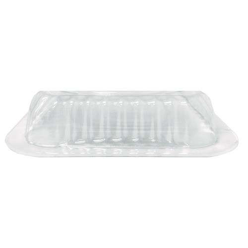 Plastic Dome Lids, Fits 1 Lb Oblong Pan, Clear, 1,000/carton Plastic Dome Lids, Fits 1 Lb Oblong Pan, Clear, 1,000/carton