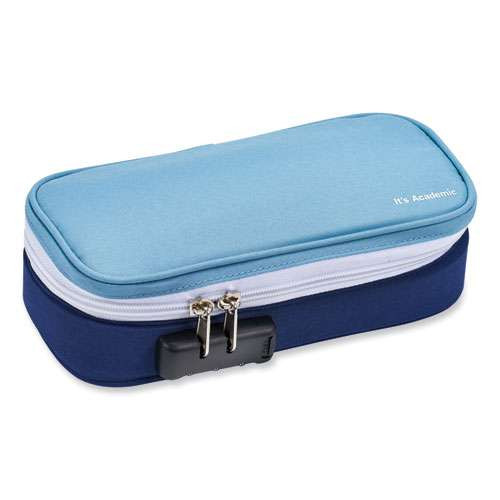 It's Academic Locking Pencil Case, 2 Compartments, 4.75" X 2.5" X 2.5", Assorted Colors, 2/pack It's Academic Locking Pencil Case, 2 Compartments, 4.75" X 2.5" X 2.5", Assorted Colors, 2/pack
