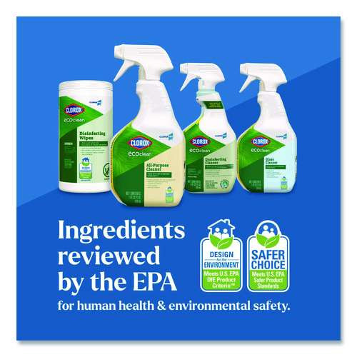 Clorox Pro Ecoclean All-purpose Cleaner, Unscented, 32 Oz Spray Bottle, 9/carton Clorox Pro Ecoclean All-purpose Cleaner, Unscented, 32 Oz Spray Bottle, 9/carton