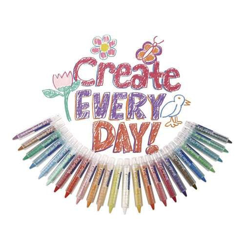 Wonder Stix Playmat Kit, 12 Assorted Pastel Wonderstix And 4 Playmats/pack, 12 Packs/carton Wonder Stix Playmat Kit, 12 Assorted Pastel Wonderstix And 4 Playmats/pack, 12 Packs/carton