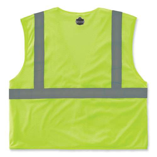 Glowear 8210hl-s Single Size Class 2 Economy Mesh Vest, Polyester, X-small, Lime Glowear 8210hl-s Single Size Class 2 Economy Mesh Vest, Polyester, X-small, Lime