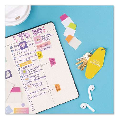 Ultra Tabs Repositionable Mini Tabs, 1/5-cut Tabs, Assorted Neon, 1" Wide, 80/pack Ultra Tabs Repositionable Mini Tabs, 1/5-cut Tabs, Assorted Neon, 1" Wide, 80/pack