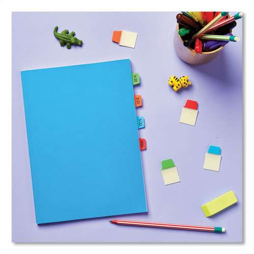 Ultra Tabs Repositionable Mini Tabs, 1/5-cut Tabs, Assorted Primary Colors, 1" Wide, 80/pack Ultra Tabs Repositionable Mini Tabs, 1/5-cut Tabs, Assorted Primary Colors, 1" Wide, 80/pack