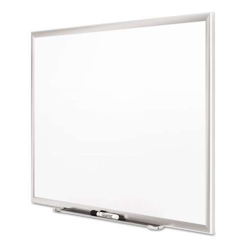Classic Series Porcelain Magnetic Board, 60 X 36, White, Silver Aluminum Frame