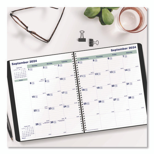 Plan And Link Monthly Planner, 11" X 9.06", Black Cover, 16-month: Sept 2025 To Dec 2026 Plan And Link Monthly Planner, 11" X 9.06", Black Cover, 16-month: Sept 2025 To Dec 2026