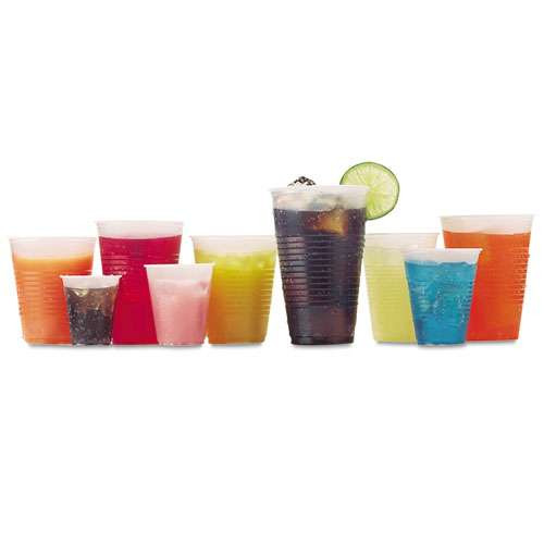 Rk Ribbed Cold Drink Cups, 7 Oz, Clear, 100 Bag, 25 Bags/carton Rk Ribbed Cold Drink Cups, 7 Oz, Clear, 100 Bag, 25 Bags/carton