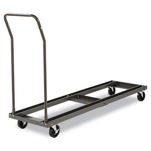Chair And Table Cart, 20.86w X 50.78 To 72.04d, Black Chair And Table Cart, 20.86w X 50.78 To 72.04d, Black